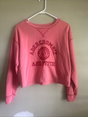 Abercrombie & Fitch Coral Crewneck Sweatshirt